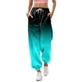 thumbnail image 1 of XIAOCHA Womens Ombre Gradient Jogger Full Length Elastic Waist Pant Soft Sporty Active Sweatpants, 1 of 4