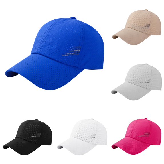 XIAOCHA Womens Perforated Sports Cap Breathable Sun Protection Outdoor Baseball Cap,Blue