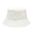 thumbnail image 1 of XIAOCHA Womens Plain‑Solid Bucket Hat Solid Sun Hat Beach Daily Hat,White, 1 of 2