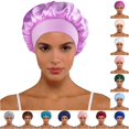 thumbnail image 1 of XIAOCHA Womens Satin Bonnet Hat Sleep Sun‑Shield Hat Indoor Casual Hat,PP2, 1 of 4