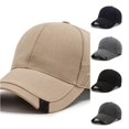 thumbnail image 1 of XIAOCHA Womens Side Embroidered Baseball Cap Shapeable Brim Farm Ball Hat,Beige, 1 of 3