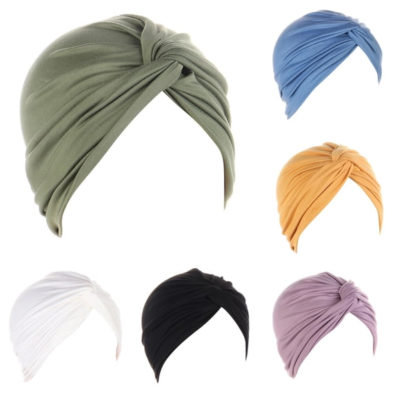 XIAOCHA Womens Solid Breathable Turban Outdoor Head Wrap,Green