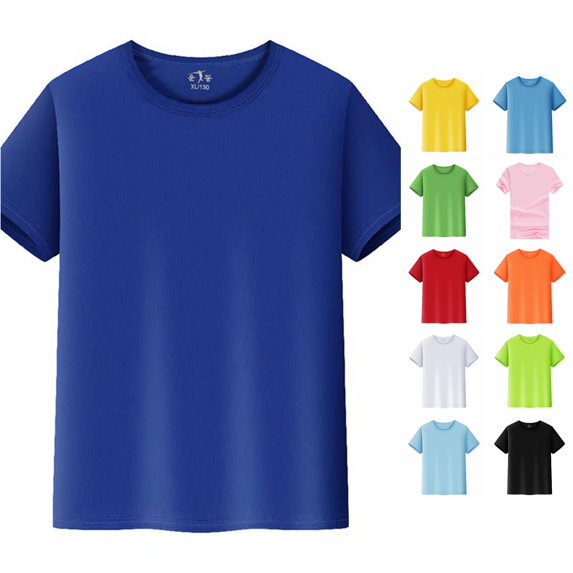 XIAOCHA Womens Solid T Shirt Crew Neck Short Sleeve Casual Daily Tees