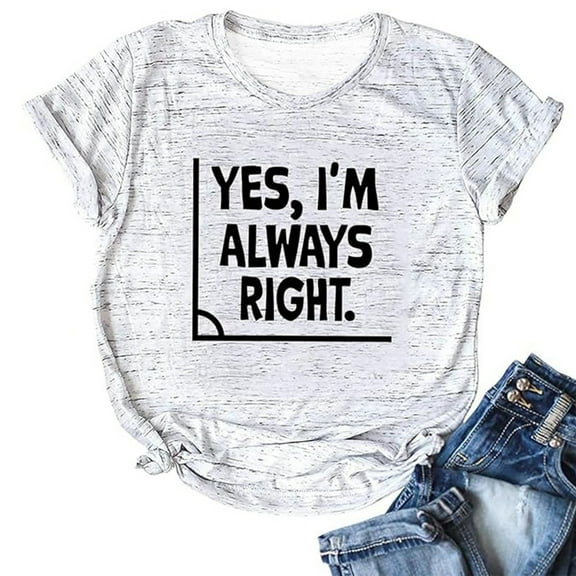 XIAOCHA Womens T Shirt Letter Printed Crew Neck Pullover Tee Shirt Loose Fit Short Sleeves Oversized Top Tees Daily Wear