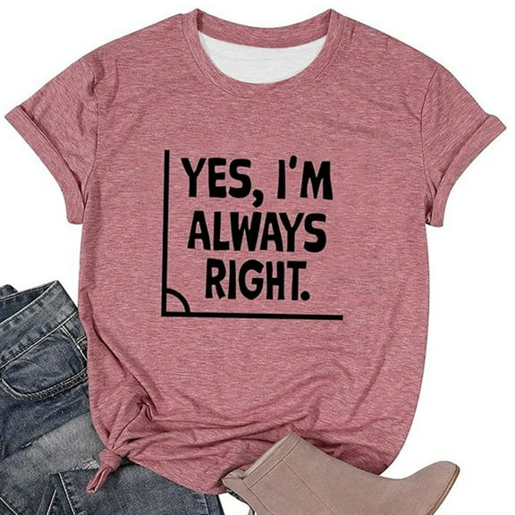 XIAOCHA Womens T Shirt Letter Printed Crew Neck Pullover Tee Shirt Loose Fit Short Sleeves Oversized Top Tees Daily Wear