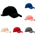thumbnail image 1 of XIAOCHA Womens Washed‑Solid Baseball Cap Outdoor Daily Ball Hat,Black, 1 of 2