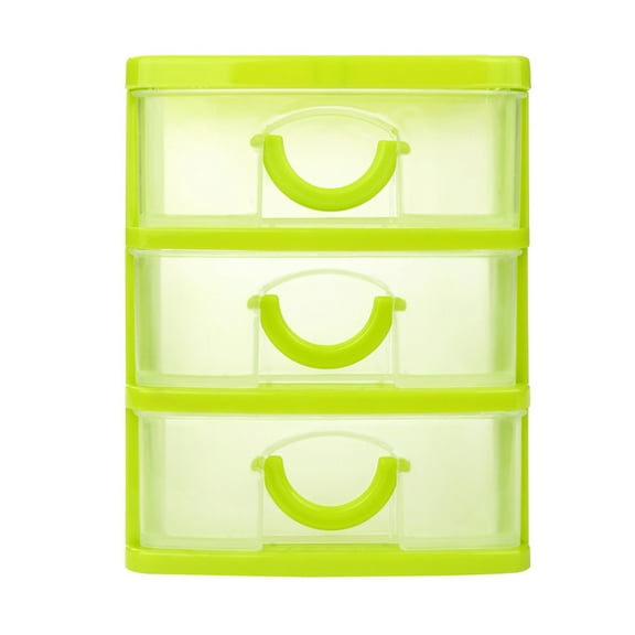 XIAOFFENN Closet Storage Bins Storage Cubes Durable Plastic Mini Desktop Drawer Sundries Case Small Objects Foldable Storage Cubes