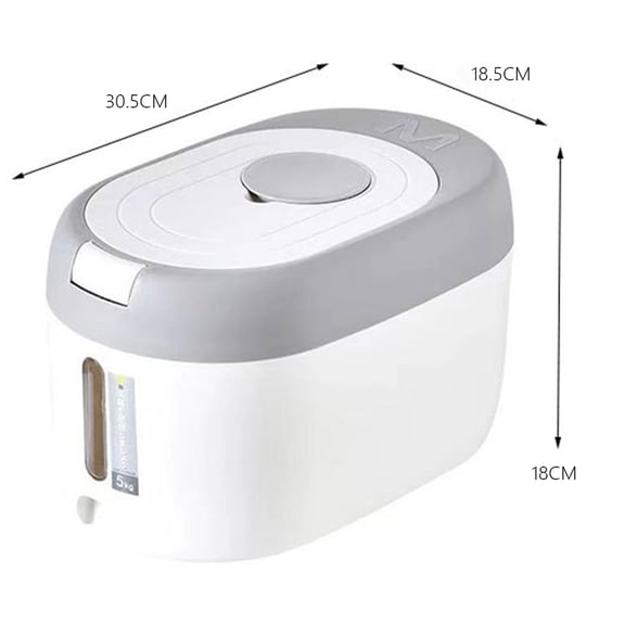 XIAOGUI 5KG/10KG Rice Dispenser Kitchen Organizer And Storage Container Home Box Cereal Jar Botes Cocina Almacenaje Alimentos