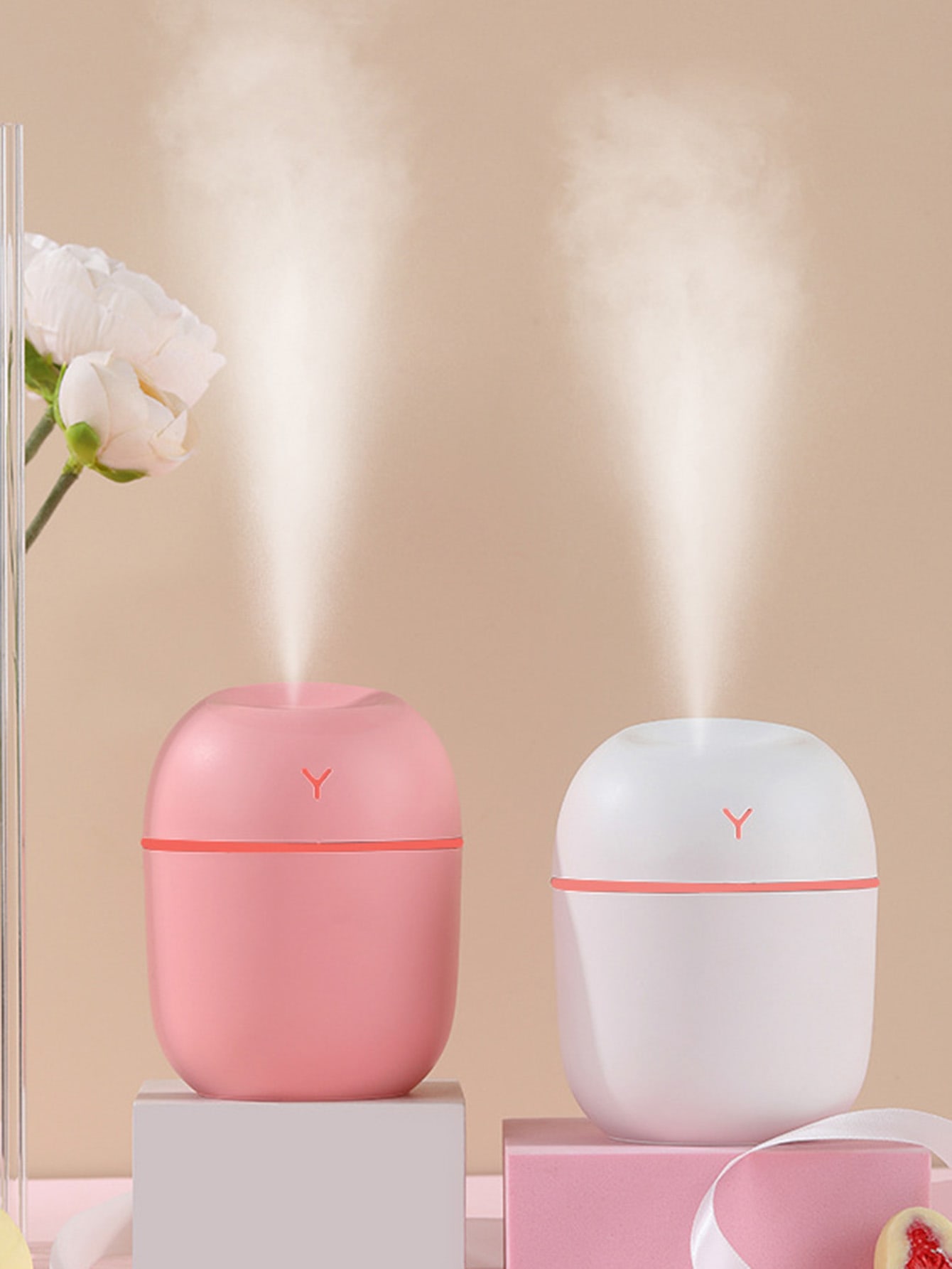 XIAOGZAHUOP Adding Moisture To Dry Air Portable USBPowered Mini Air Diffuser With Adjustable
