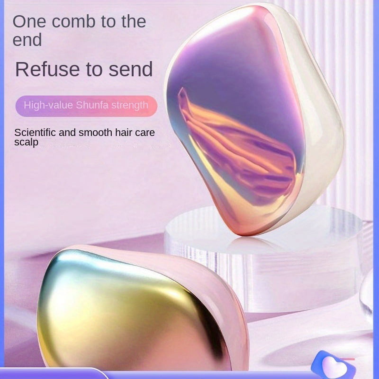 XIAOGZAHUOP Cute Queen Design Set of AntiStatic Mixed Color Detangling