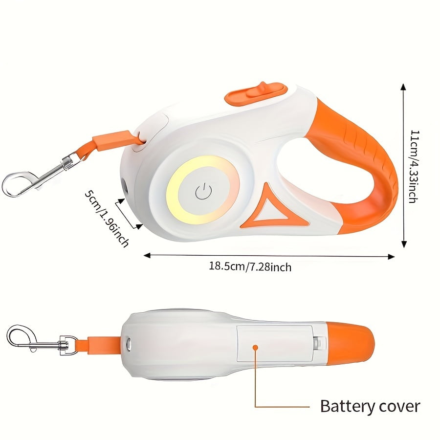 XIAOGZAHUOP Durable 16Foot Retractable Dog Leash with UltraBright LED