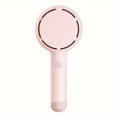 XIAOGZAHUOP Handheld Fan Portable LED Makeup Mirror Rechargeable Mini