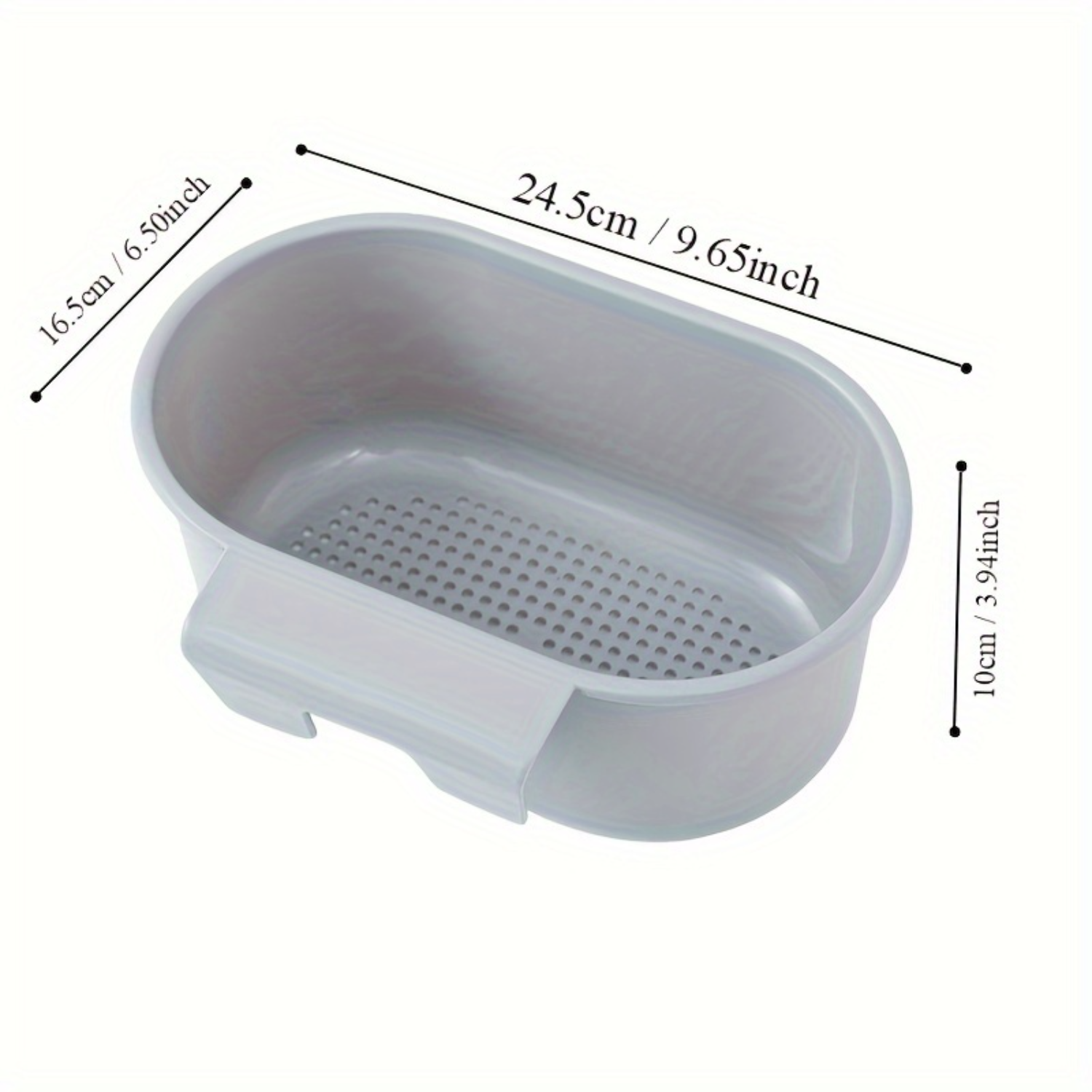 XIAOGZAHUOP Multipurpose 2Pack Plastic Kitchen Sink Strainer Baskets