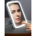 XIAOGZAHUOP Portable High Definition LED Desktop Makeup Mirror with