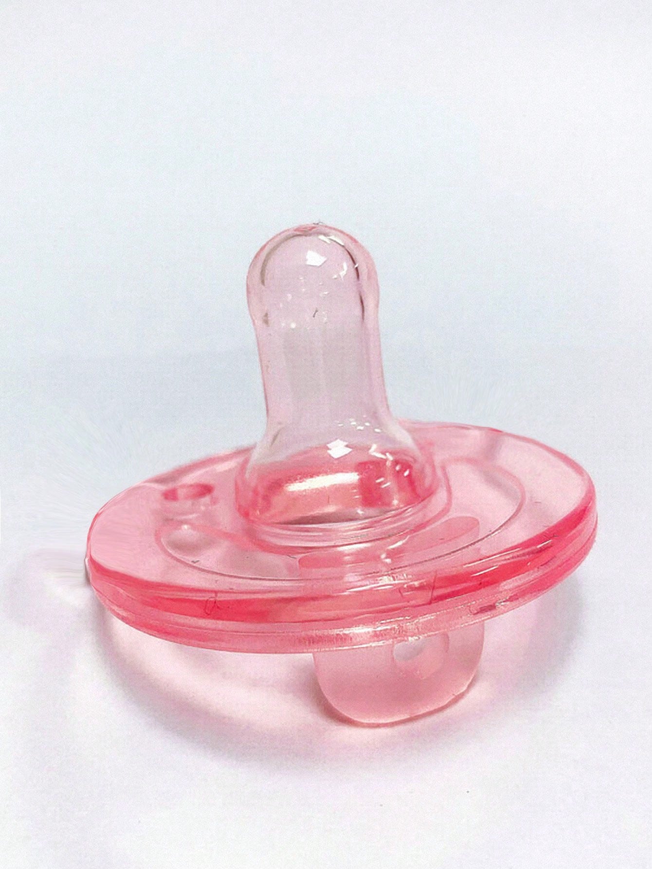 XIAOGZAHUOP Silicone Pink Sleeping Newborn Baby Pacifier with Round ...
