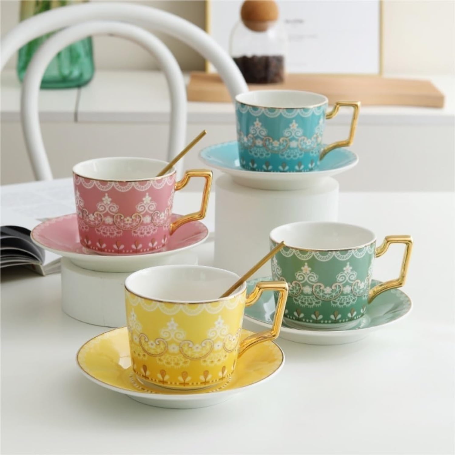 XIAOGZHP Elevate your coffee drinking experience with this modern and ...