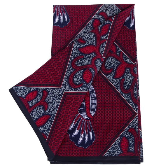 XIAOHUAGUA 6 Yards African Cotton Fabric Ankara print Tribal Dashiki Wax Fabric