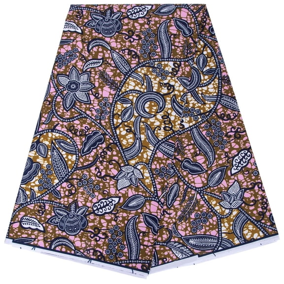 XIAOHUAGUA 6 Yards African Wax Ankara Fabric Tribal Dashiki Fabric for Dress Sewing