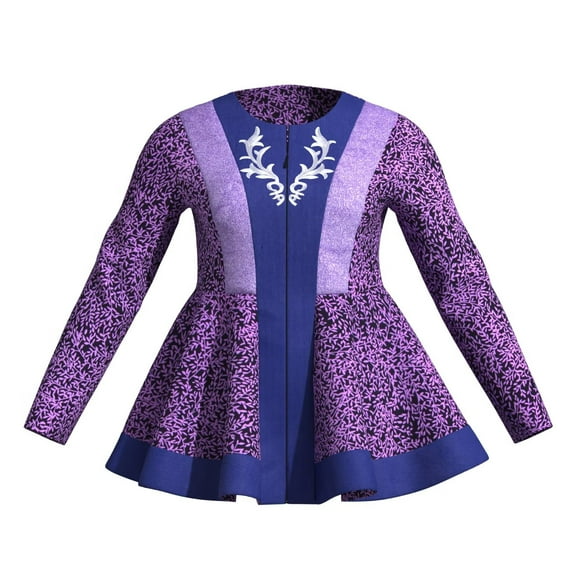 XIAOHUAGUA African Coat Tops for Women Dashiki Ankara Zipper Coat Batik Wax Printing Jacket Cotton Long Sleeve