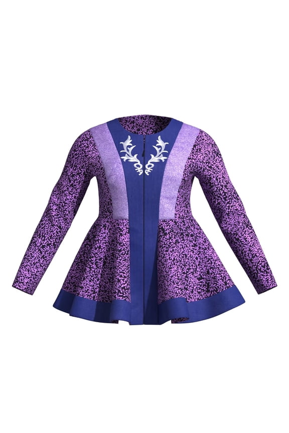 African Coat Tops for Women Dashiki Ankara Zipper Coat Batik Wax Printing Jacket Cotton Long Sleeve