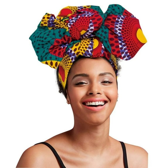 XIAOHUAGUA African Headwraps for Women Turbans Head Wraps Headband Soft Wrap Head Scarf