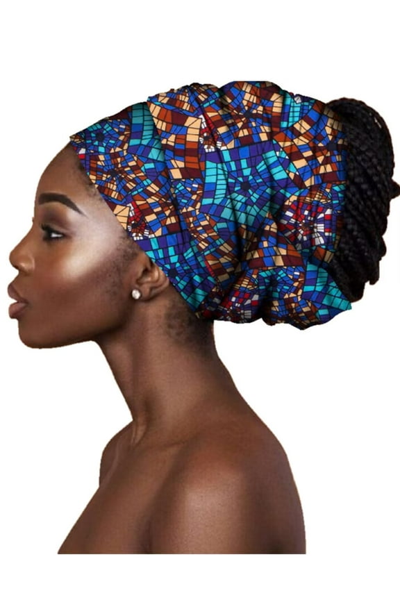 African Headwraps for Women Turbans Head Wraps Headband Soft Wrap Head Scarf