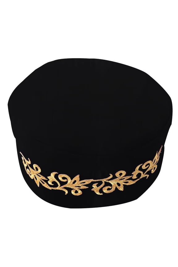 African Kufi Hat Embroidery Ankara Kufi Hats for Men Hat Accessory Cap WYB849