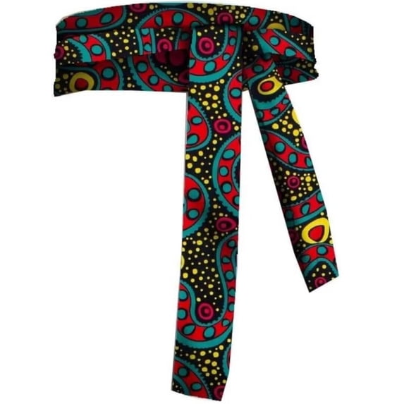 XIAOHUAGUA African Print Belt for Women Ankara Tradition Waist Belts One Size