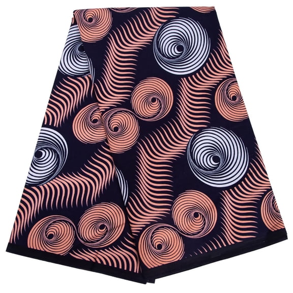 XIAOHUAGUA Cotton 6 Yards African Wax Fabric Ankara print Tribal Dashiki Fabric for Dress