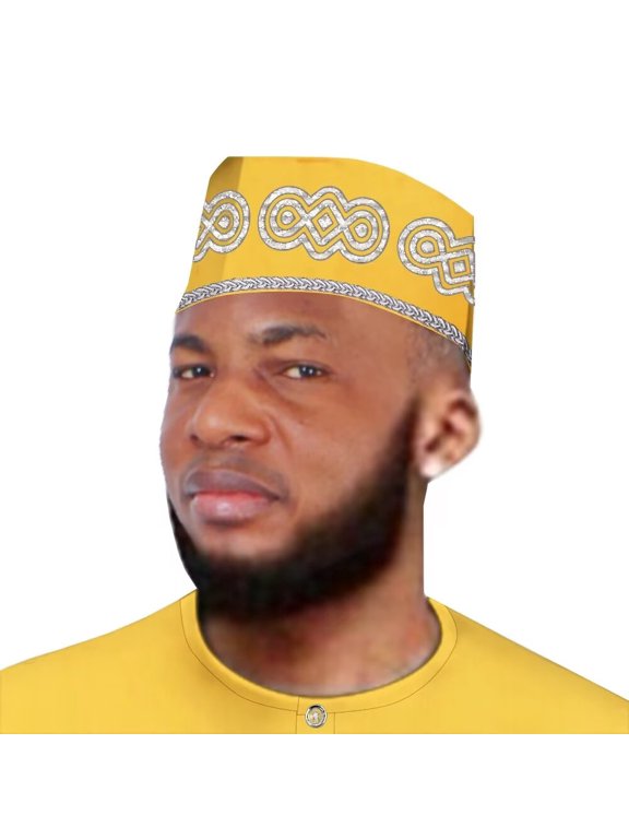 Kente Kufi Hats for Men Ideal for Matching African Mens Clothing and African Women