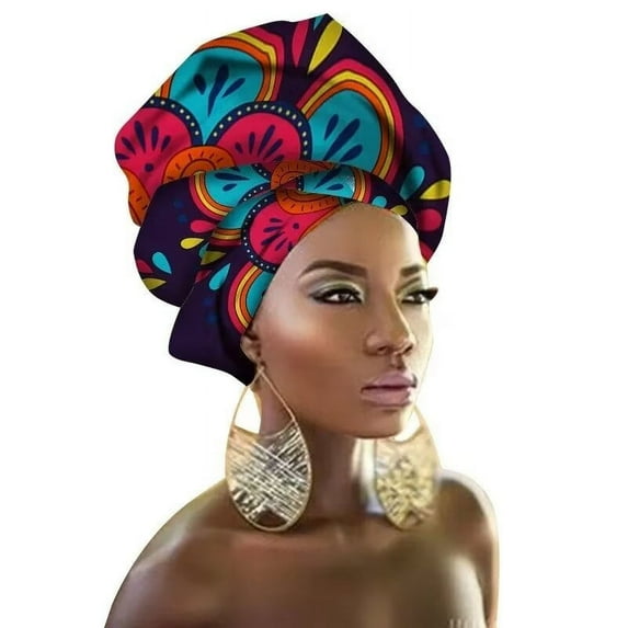 XIAOHUAGUA Multi-color Hair Accessory Headband Head Wrap Tie Scarf African Hair Head Scarf