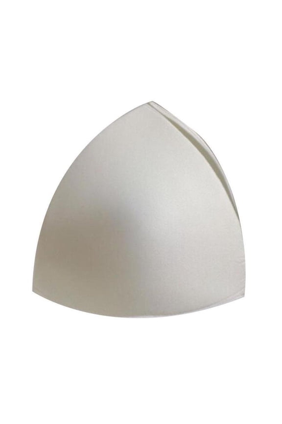 XIAOL Bra Inserts 1 Pairs,Push Up Breast Pads,Triangular Foam Bra Padding Bust Enhancer,Sewn Padded for Sports Bra Beige or Black, Khaki one-size