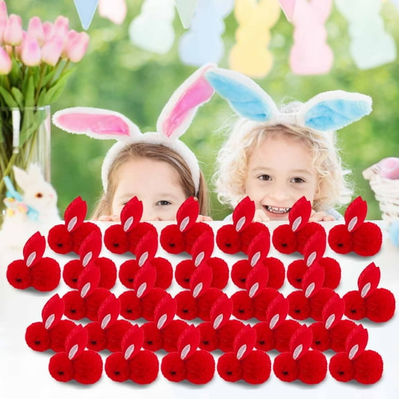 XIAOLE 20 Pcs Mini Plush Easter Bunny Animals Ornament, Miniature Stuffed Rabbit, Soft Tiny Stuffed Animals Easter Bunnies Plush Rabbit For Easter Decorations, Diy Hair Clips