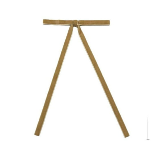 XIAOLE 25 Pcs Velvet Christmas Bows For Christmas Tree, Velvet Ornaments For Christmas Tree, 5" X 7'' Rustic Crafts Gift Bows Velvet Ribbon Bows For Xmas Home Decor Wedding, Christmas Decor