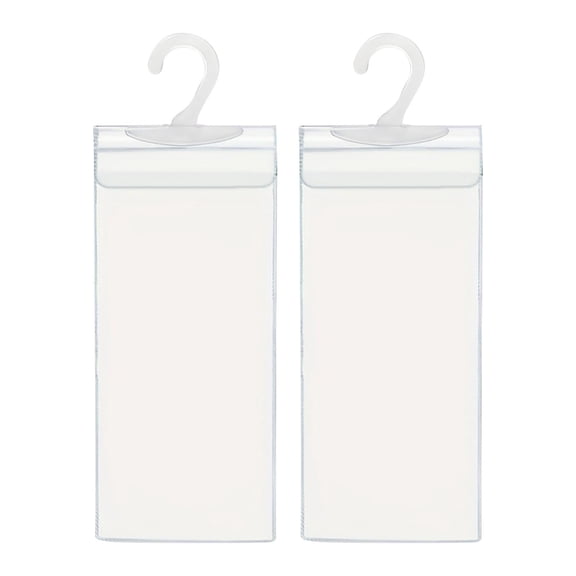 XIAOLE 2Pc Handicap Placard Holder For Auto, Ultra Transparent Disabled Permit Protective Cover With Large Hanger, Ultra Transparent Disabled Parking Placard Protector Hanger Sleeve