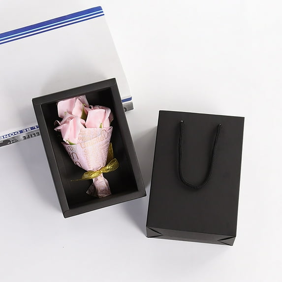 XIAOLE 3 Bundles Artificial Rose Bouquet Soap Flower Petals Decor Women Mother'S Day Gifts,For Mom Wife Best Friend,Birthday Christmas Valentine'S Day From Daughter Son Husband,(Pink)