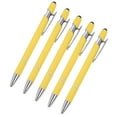 thumbnail image 1 of XIAOLE 5 Pieces Ballpoint Pens, Personalized Retractable Writing Pens, Pretty Metal Stylus Pen, Black Ink Medium Point 0.5 mm Gift Pens, Cute Pens Office Supplies for Women&Men, 1 of 9