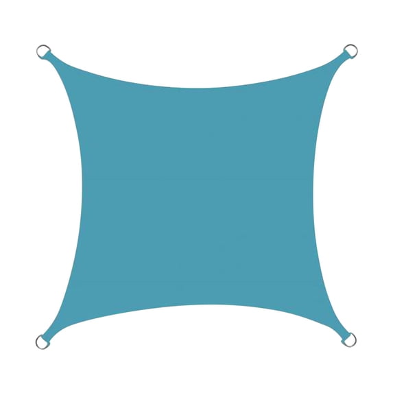 XIAOLE 6.5' X 6.5' Sun Shade Sail Square Canopy, Permeable & Uv ...
