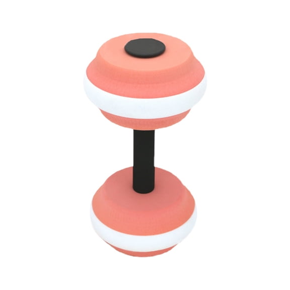 XIAOLE Aquatic Exercise Dumbells, Water Dumbbells for Water Aerobics, High-Density EVA-Foam Pool Dumbbells, Water Fitness Dumbell for Pool Use for Water Floating Dumbbell Exercise (Pink)