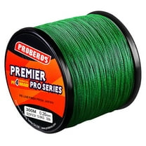 XIAOLE Braided Fishing Line, 4-300m (Color Coded) , 4-300m Fishing Line Pe Woven Strong Horse Fishing Line 2.5/30lb, Abrasion Resistant， Zero Stretch, Multiple Colors, Green