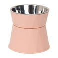 thumbnail image 1 of XIAOLE Cat Feeder, Elevated Stainless Steel Bowls With Adjustable Raised Stand, Non-Slip Pet Food And Water Bowl For Cats, Dogs, Hygienic Feeding Eating Pets (Pink), 1 of 8