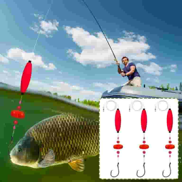 XIAOLE Catfish Bait Strange Cat Fish Rig Catfish Rattle Floater