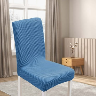XIAOLE Chair Covers for Dining Room, Stretch Chair Slipcovers for Decorative Seat Protector Armless Removable Washable Elastic Dinner Universal Spandex Solid Chair Slip Covers