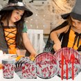 thumbnail image 1 of XIAOLE Halloween Party Tableware Set Disposable Scary Party Tablecloth, With 16pcs Scary Hand Prints Disposable Plates, Halloween Theme Party Tableware Set Decorations, 1 of 4