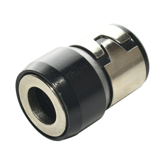 XIAOLE Magnetic Screw Ring Bit, Magnetizer Ring, Metal Magnetizer Screw, Magnetizer Screw Removable For 1/4 Inch/6.35mm Hex Screwdriver and Power Bits (Black)