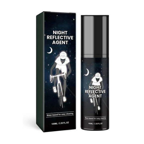 XIAOLE Night Reflective Spray Paint Outdoor Reflective Marking, 3.38 Oz Clear Glow In The Dark Spray Paint, Night Riding Bike Reflective Equipment , Glow In The Dark Spray Paint Outdoor, White