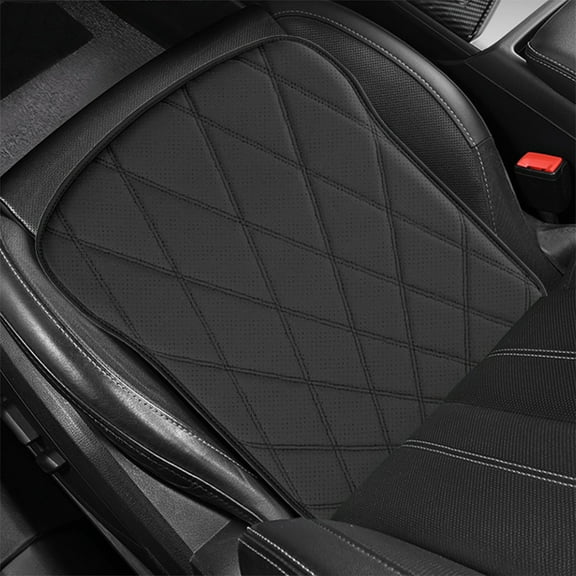 XIAOLE Premium Leather Car Seat Covers For Bottom Front Seats,Waterproof Padded Seat Covers For Cars,Universal Fit Seat Cushion Protector For Most Cars,Universal All Year Round