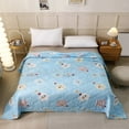 thumbnail image 1 of XIAOLE Printing Cotton Reversible Quilt, Breathable Summer Air Conditioning Quilt,Bed Blanket Twin Cotton Nap Quilt,Leisure Travel Blanket,Air Conditioning Cover Blanket,39.37x59.06in, 1 of 3