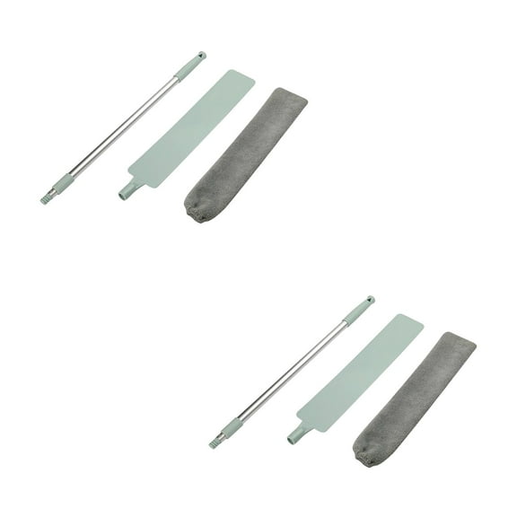 XIAOLE Retractable Gap Dust Cleaning Collector, Cleaning Under Appliances With Telescoping Long Handle 40-56 In Washable Brush Feather Duster For Under Furniture Couch, Fridge, Washer Cleaning