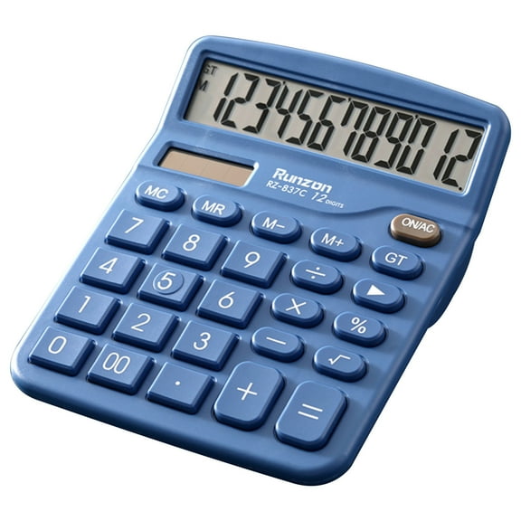 XIAOLE Scientific Calculator, 13 Digits Large Display And Buttons Clear Large Lcd Display, Portable School Office Supplies, Ideal For Office School Home And Business Use, Blue
